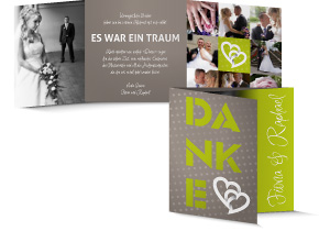 Dankeskarte Hochzeit 632