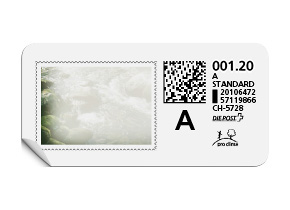 A-Post-Briefmarke «Quelle»