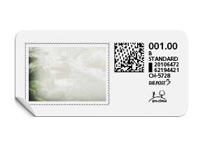 B-Post-Briefmarke «Quelle»